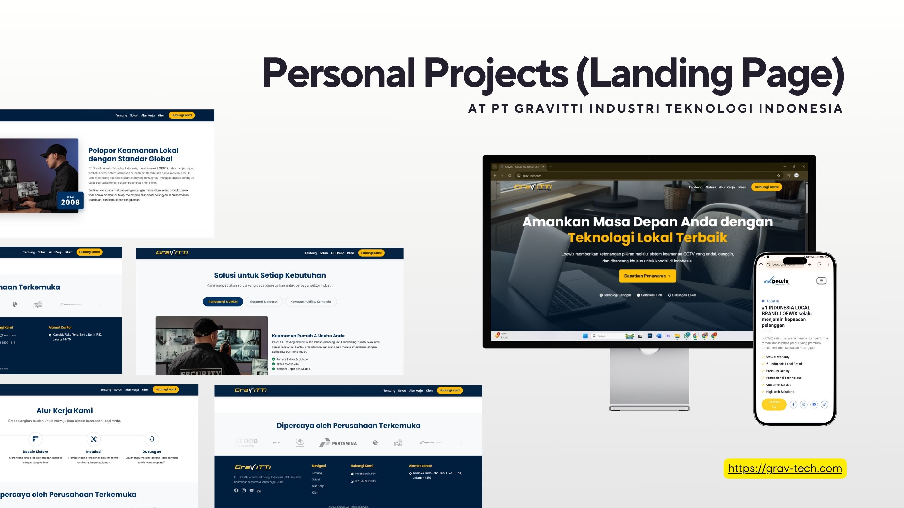 Product Landing Page (Grav-Tech)