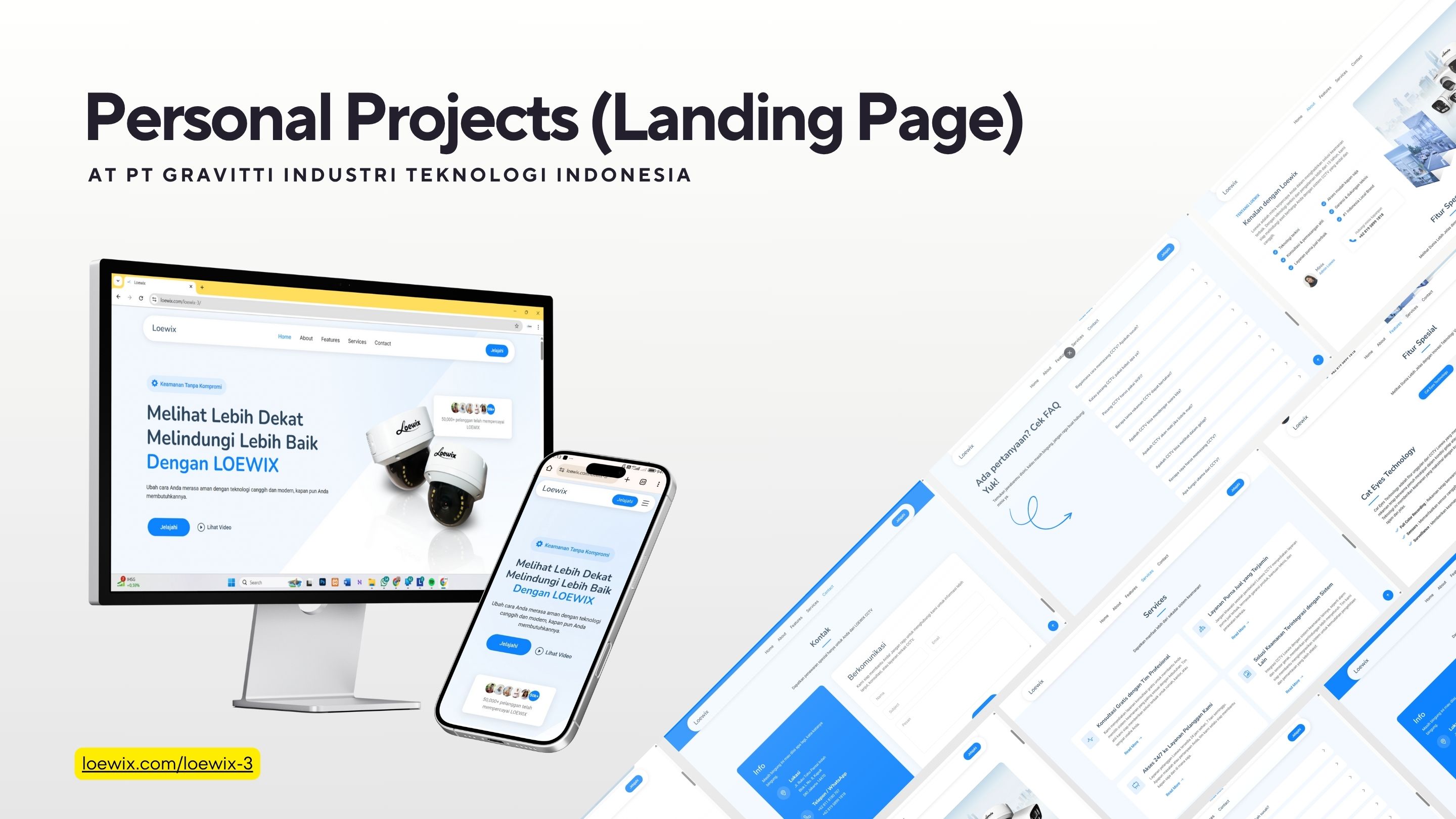 'Loewix' Product Landing Page