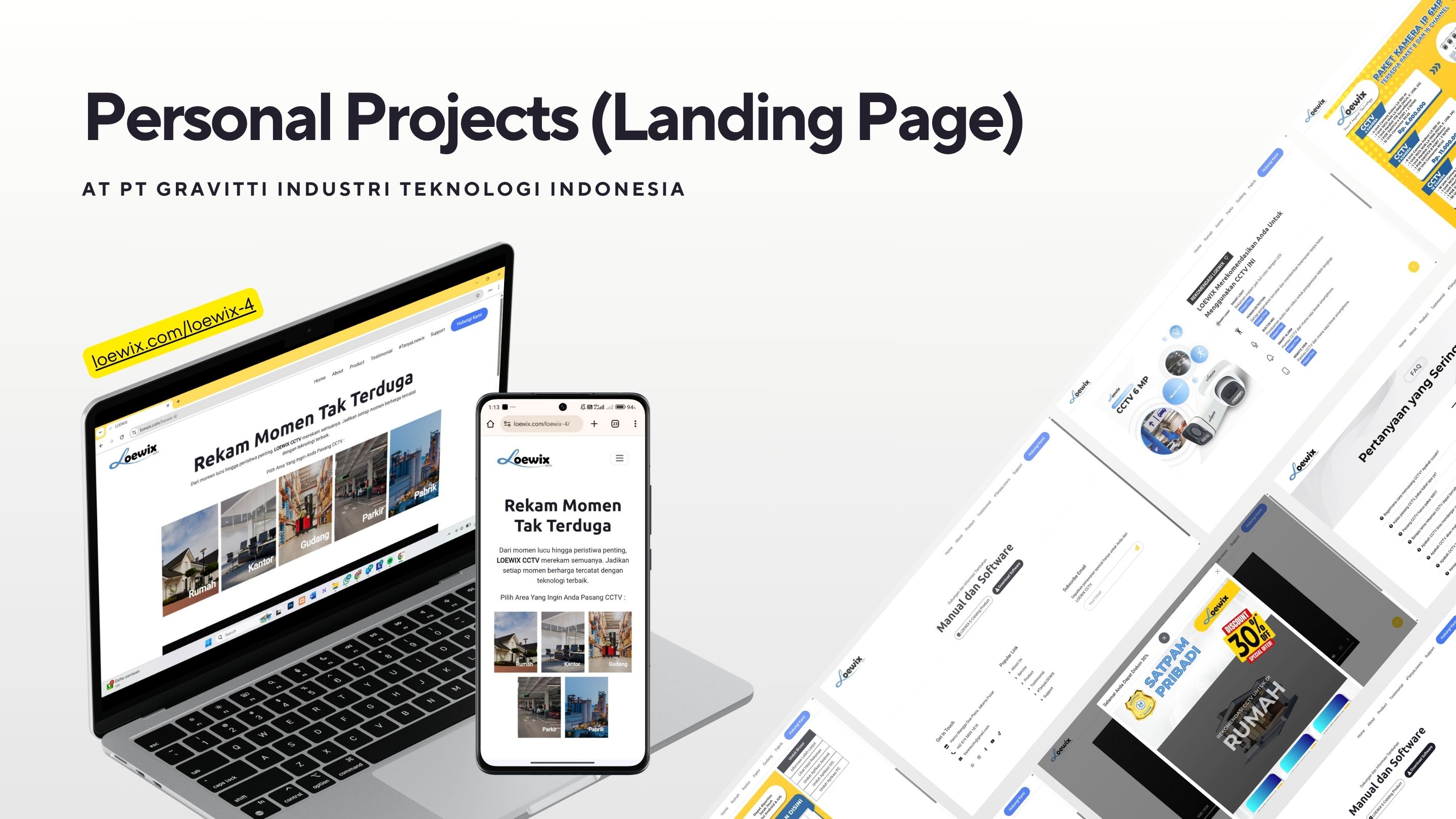 'Loewix' Lifestyle & Moments Landing Page