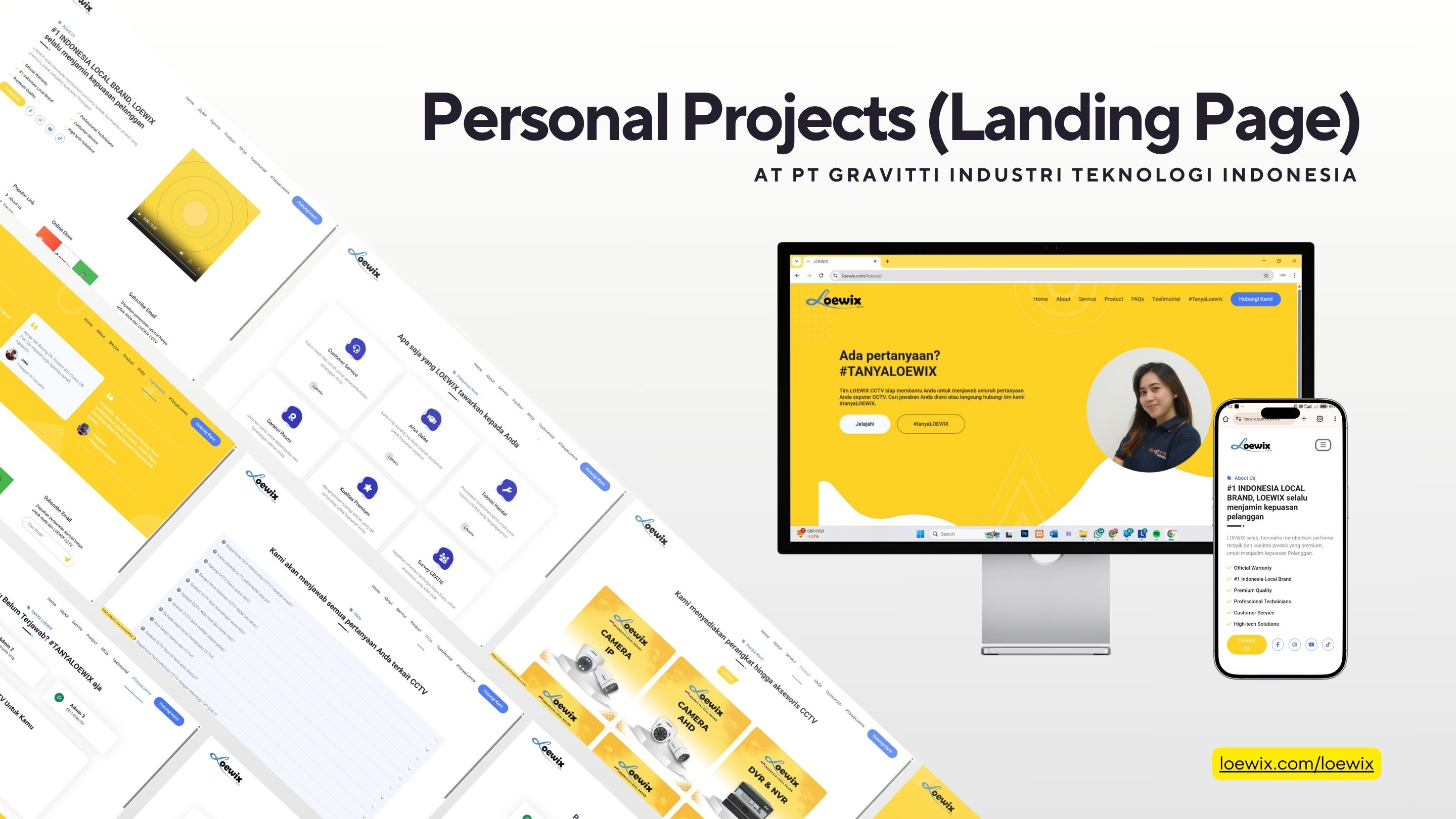 'Loewix' Q&A Engagement Landing Page