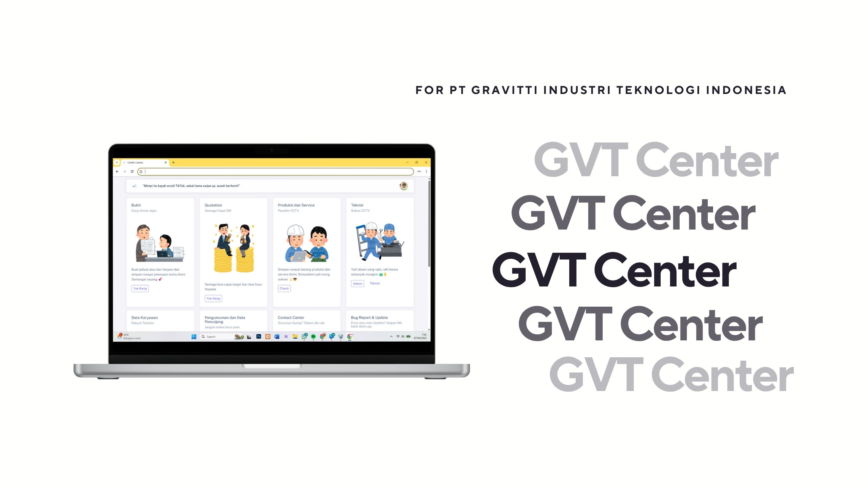 'GVT Center' Internal App Hub