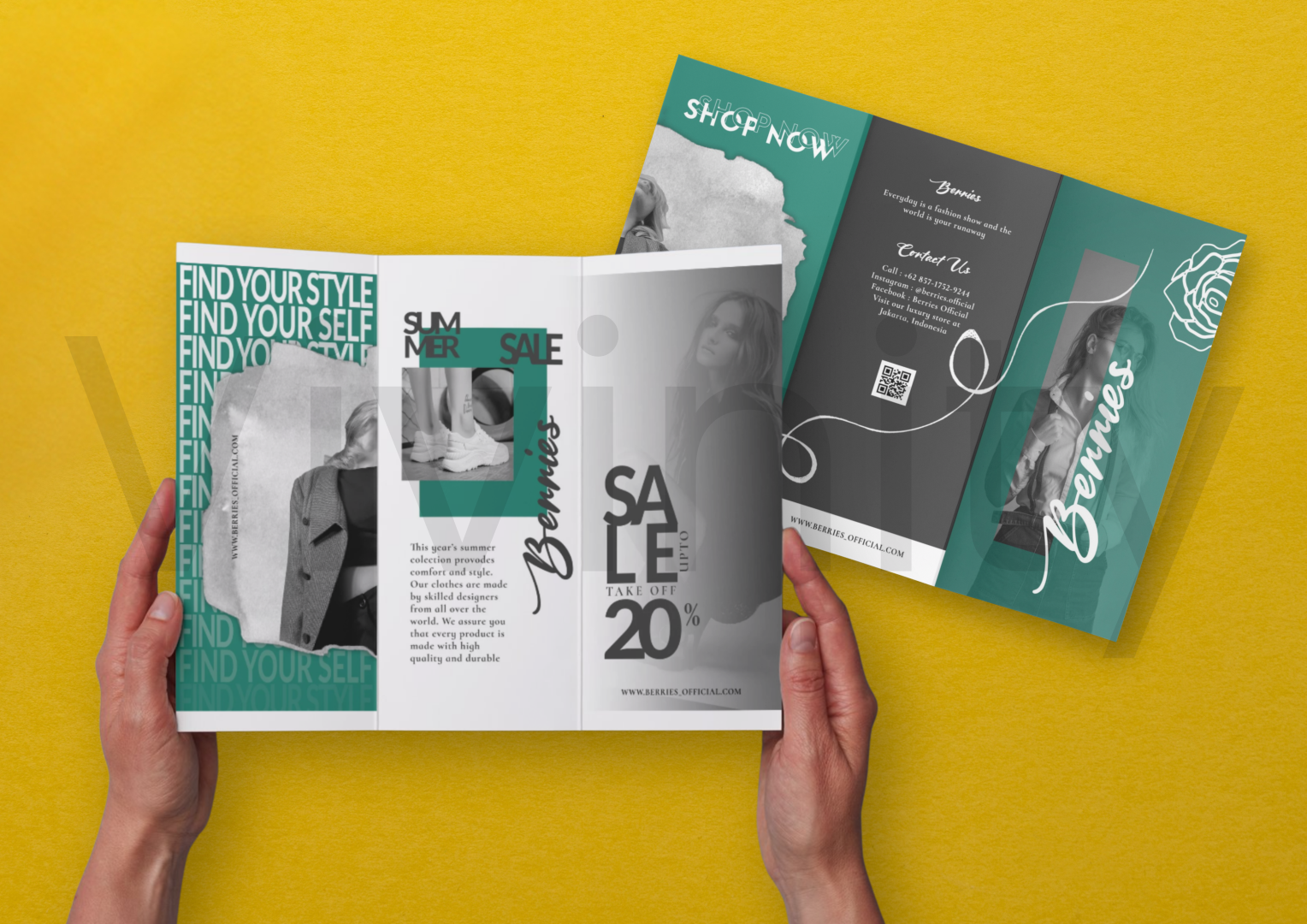 Fashion Brand Trifold Brochure